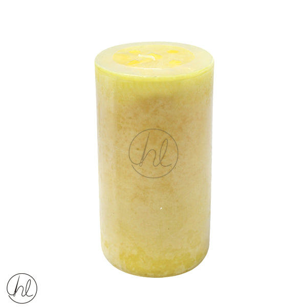 PILLAR SCENTED CANDLE (MIMOSA AND SUNFLOWER)