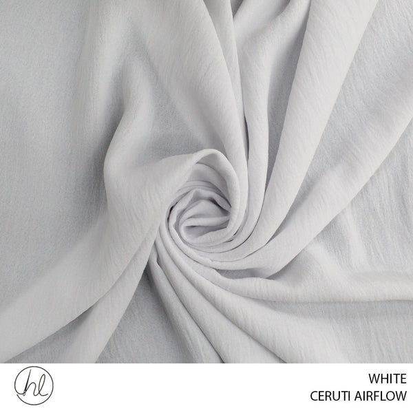 CERUTI AIRFLOW (WHITE) (150CM WIDE) (PER M)51