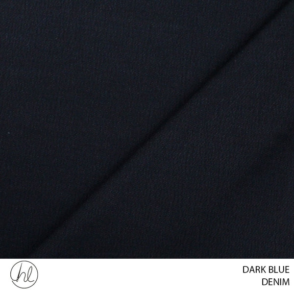 DENIM (DARK BLUE) (130CM WIDE) (PER M)51