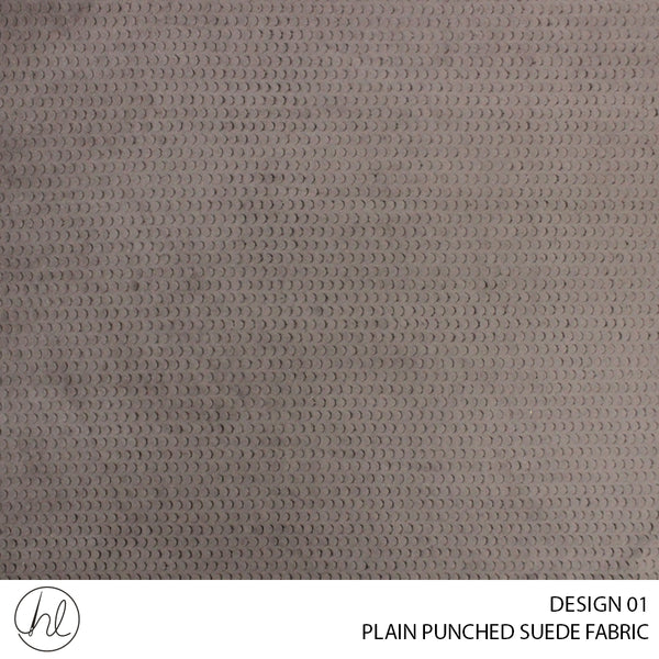 PLAIN PUNCHED SUEDE (DESIGN 01) (150CM) (PER M)51